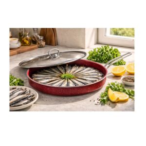 REDLONART BALIK&BÖREK TAVA SERİSİ (Krom Kulp)