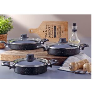 REDLONART 6 PARÇA KAPAKLI SAHAN SET